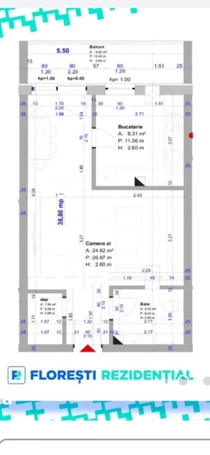 Ap.1 camera floresti FĂRĂ AGENŢIE! Comision 0. - imagine 8