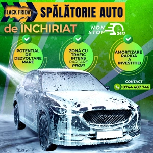 Închiriez spalatorie auto cu posibilitate de dezvoltare și cumparare