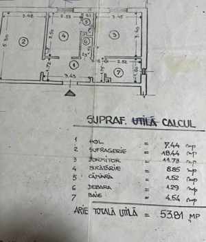 Vând apartament 2 camere decomandat 