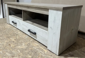 Comoda TV cu 2 sertare; Mic Dulap pentru living 1,52 m - imagine 4