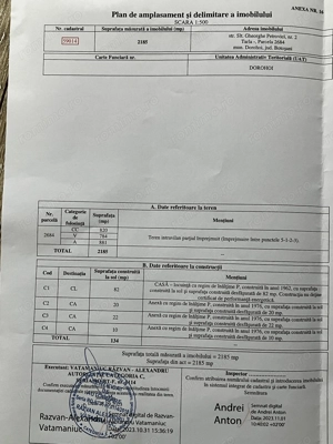 Teren 2185 mp intravilan central Dorohoi, zona parc Brazi - imagine 5