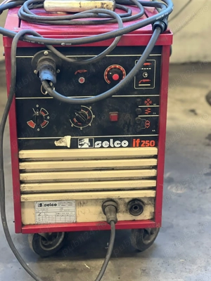 Aparat de sudură Selco IF 250   complet echipat cu butelie Argon CO , stare foarte bună
