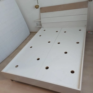 Cadru Pat de mijloc; Pat dublu cu Somiera 200x140 cm