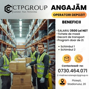 Operator depozit haine Ploiesti