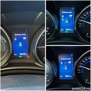 Toyota Auris Hybrid 1.8 e-CVT 99 CP+ 24 CP ( electric) | 2017 luna Martie | Istoric complet Toyota  - imagine 3