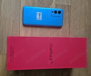 Telefon mobil OnePlus 9, Dual SIM, 128GB, 8GB RAM, 5G,Arctic Sky