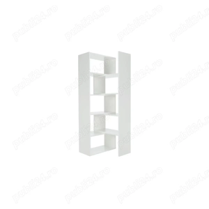 Etajeră, alb, KLOE din PAL L73 x P33 x H188 cm