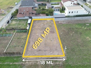 Teren Intravilan 698mp | SAD | Ghiroda | COM 0%