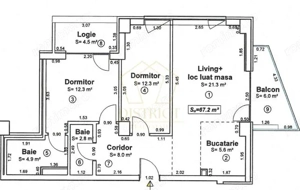 COM 0% Apartament modern cu 3 camere | XCity - imagine 16