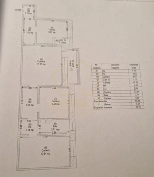 Apartament spațios cu 3 camere | Spitalul Județean | Etaj 2 - imagine 5