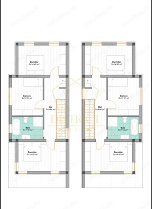 Duplex cu 4 camere, despărțit prin camera tehnica | Mosnita Noua | Barista - imagine 15