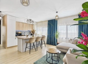 Apartament mobilat cu 2 camere | Terasa 50mp | Dumbravita - imagine 3