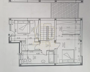 Duplex cu 4 camere | Despărțit prin camera tehnica | Mosnita Noua - imagine 3