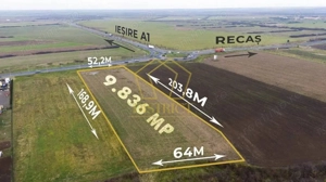 Teren extravilan langa Autostrada | Remetea Mare