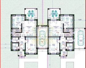 Duplex superb cu 5 camere despartit prin garaj | Dumbravita - imagine 13