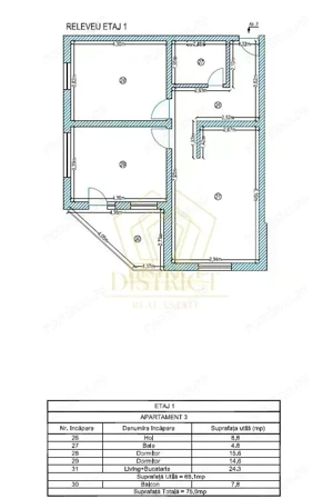 Apartamente superbe cu 3 camere, etaj 1 si 2 | Dumbravita - imagine 10