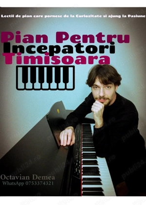 Meditații pian începători Timișoara adulți si tineri pasionați 