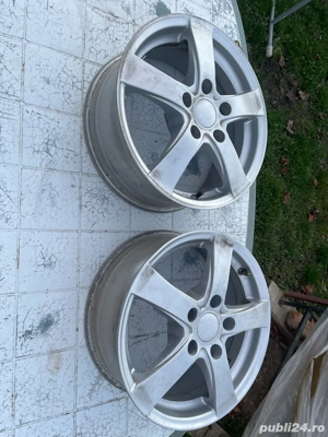 set 4 jante 5x112 r15 +cauciucuri iarna  - imagine 4
