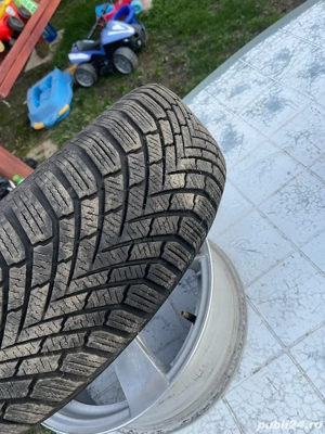 set 4 jante 5x112 r15 +cauciucuri iarna  - imagine 3