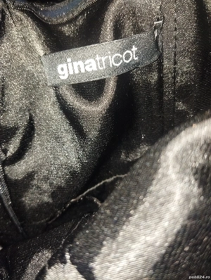 Rochie elegantă din catifea,fără bretele - imagine 4