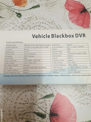 Oglindă auto cu cameră  - imagine 4