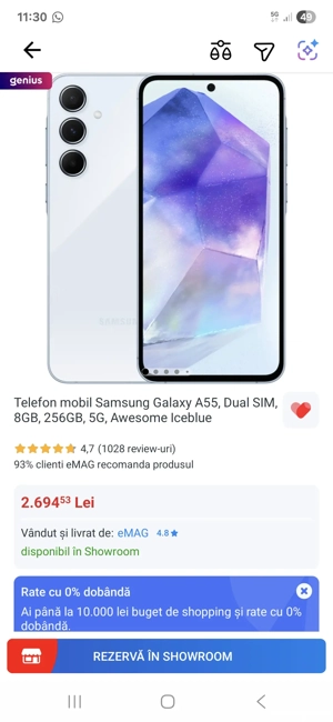 Vand Samsung A55