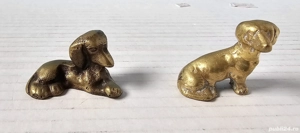 Lot miniaturi câini din bronz - imagine 5