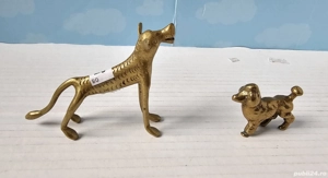 Lot miniaturi câini din bronz - imagine 4