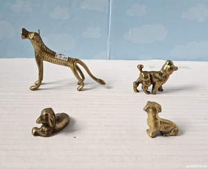 Lot miniaturi câini din bronz - imagine 2