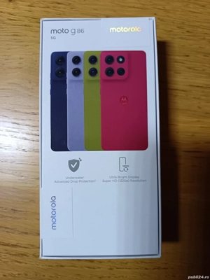 Vând telefon mobil Motorola, moto g 86 5g, de 256GB,Nou sigilat 