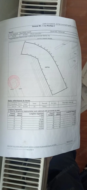 Vând teren in Măgura, Bacău, in centrul localității pe strada Islaz