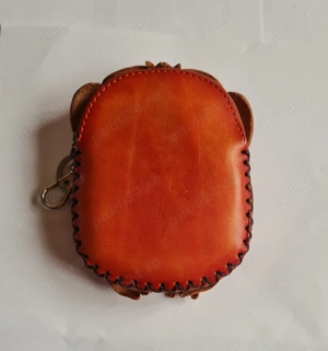 Portofel din piele - MAIMUȚĂ - imagine 3