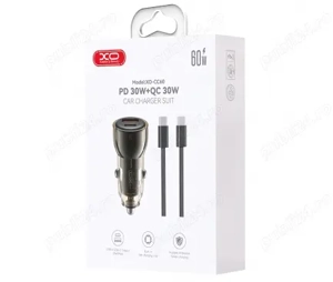 incarcator auto super fast charge 60w usb + type c Xiaomi iPhone Samsung Huawei Honor Oppo etc