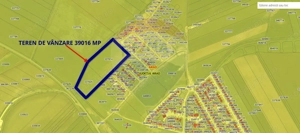 De vânzare teren intravilan 39,016mp Arad / DJ Iratos