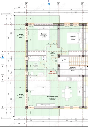 Apartament tip penthouse cu 3 camere si terasa de 30 mp in Braytim - imagine 12