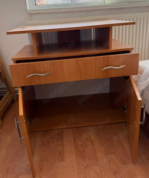 Vand dormitor complet cu pat și saltea de 160x200 