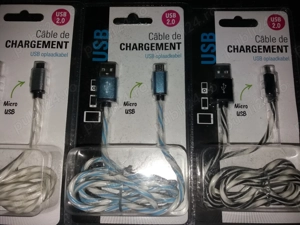 Cablu micro USB camera telefoane incarcator Samsung 0.5m 1m 1.5m 2m