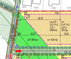 teren pt  constructii paulesti 53m front ,utilitati - imagine 2