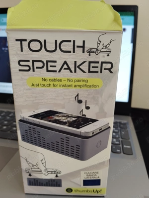 Boxa portabila Touch Speaker ,cu tehnologie NFA (Near Field Audio).