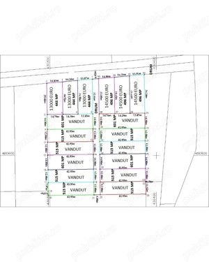 Parcele de teren pentru gradina, 13000 euro  zona Calea Surii Mici - imagine 4