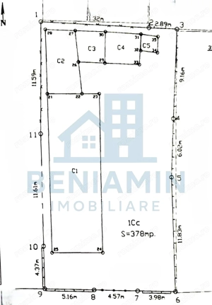 Casa in Romanesti-Teren 380mp-Deschidere 14m-Zona linistita-Libera - imagine 10