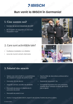 Recrutam Personal Curatenie pentru Fabrici Alimentare Moderne in Germania (Nonnweiler & Lorrach) - imagine 2