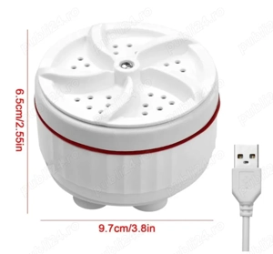 Mini mașină de spălat cu USB pentru chiuvetă sau găleată - imagine 3