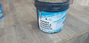 Vând  vopsea lavabilă magnolia, 15 l