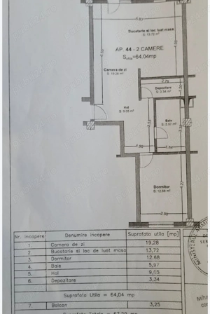 Apartament 2 camere semidecomandat zona Eroilor  - imagine 9