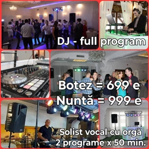 DJ Solist și orga nunta botez Bucuresti formație lautari band taraf obiceiuri ieftin 