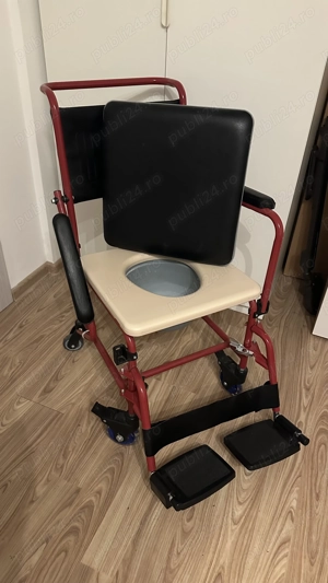 Vand scaun cu vas WC Ortoprofil ( pana la 110kg) - imagine 4