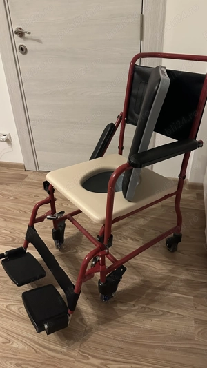 Vand scaun cu vas WC Ortoprofil ( pana la 110kg) - imagine 2