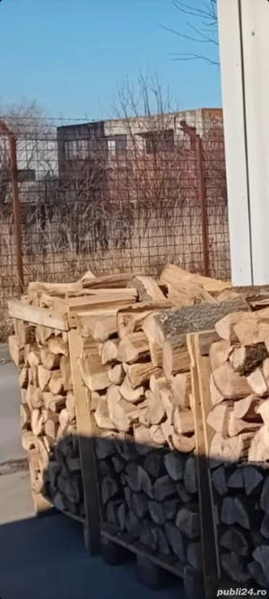 Vînd Lemne de foc USCATE Stejar Fag Paletat  - imagine 4