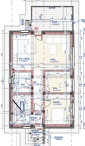 Apartament 2 camere, 62mp, gradina 91mp, zona Avram Iancu - imagine 6